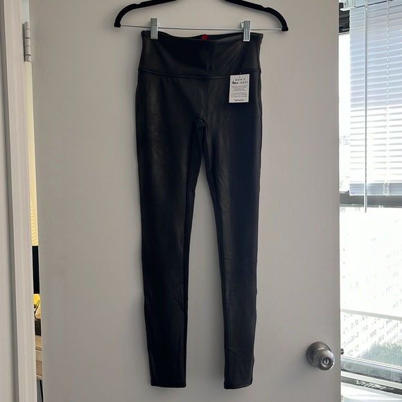 NWT SPANX Faux Leather Leggings - Picture 7 of 9
